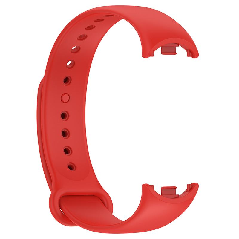Weiches Silikon-Armband, Ersatz für Xiaomi Mi Band 8, 7, 6, 5, 4, 3, Armband, Smart-Armband, Ersatzzubehör For Mi Band 8 rot