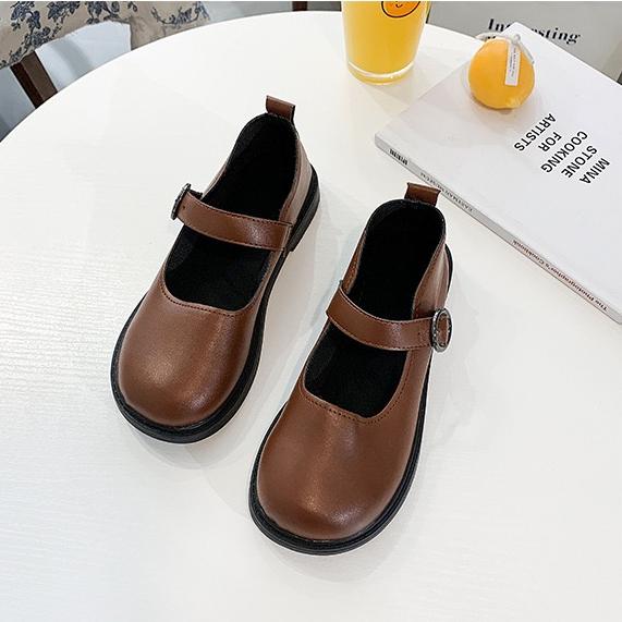 Frühling Herbst Lolita Schuhe Schnalle Mary Janes Schuhe Patent Leder Flach Frau Wohnungen Mädchen Schuhe Mode Weiche Slipper 38
