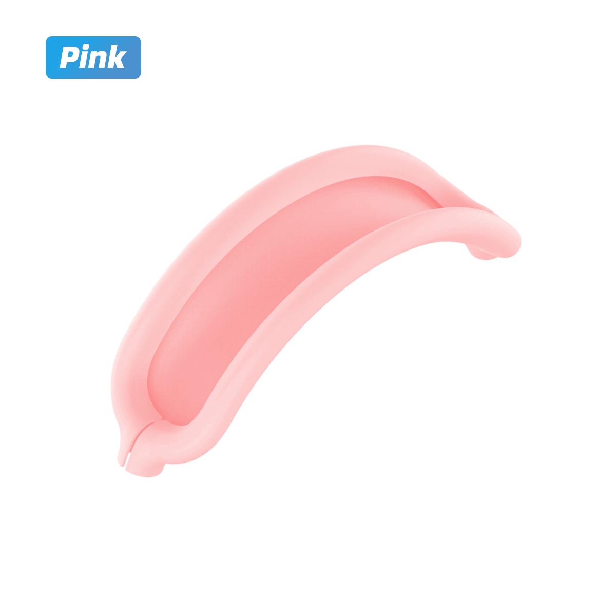 Fonken Silikon-Kopfband-Abdeckung, Kopfhörer-Schutzhülle für AirPods Max-Kopfhörer, neues waschbares Kopfhörer-Zubehör 1PC Headband Cover rosa