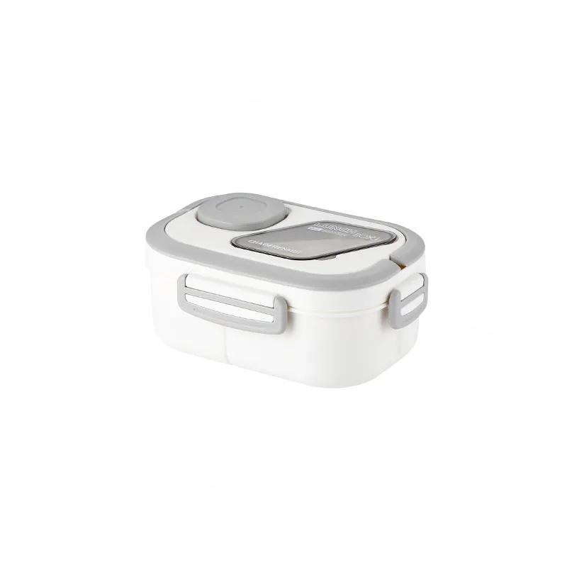 1200ml Praktische student mittagessen box, büro arbeiter salat bento box, mit sauce box, mikrowelle heizung, mittagessen box, obst box