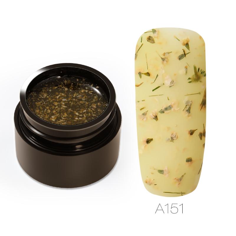 ROSALIND Blumen-Nagellack-Gel, UV-Gel-Nagellack, getrocknete Blumen, Gel-Nagelkunst, DIY-Desgin, natürlicher Nagel-Gel-Nagellack