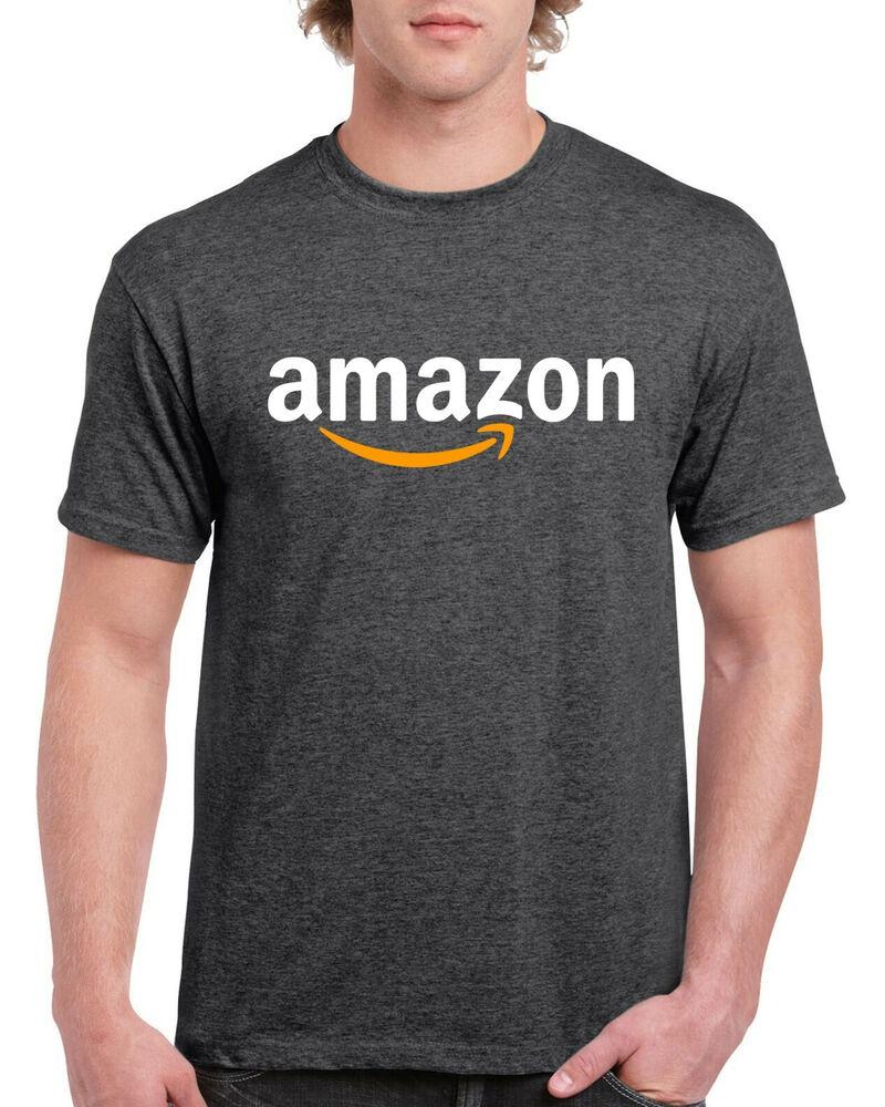 Amazon Logo Online Marketplace Schwarz Rot Weiß T-Shirt XL