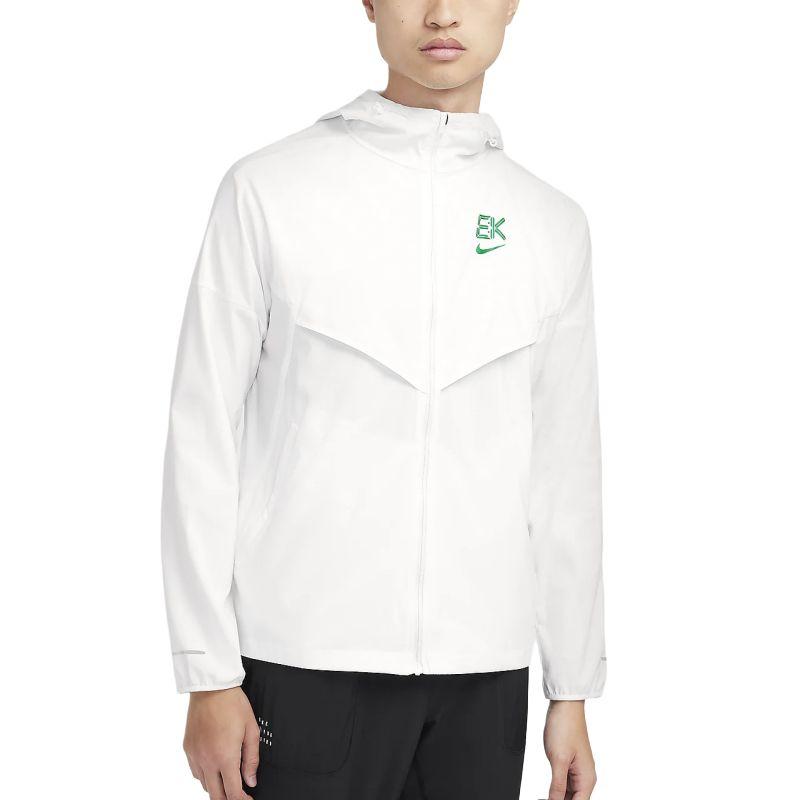 Nike Impossibly Light Kipchoge Windrunner Kapuzen-Reißverschluss Leichte Sportjacke Herren Jacken Summit-White Stadium-Green FV9607-121 2XL