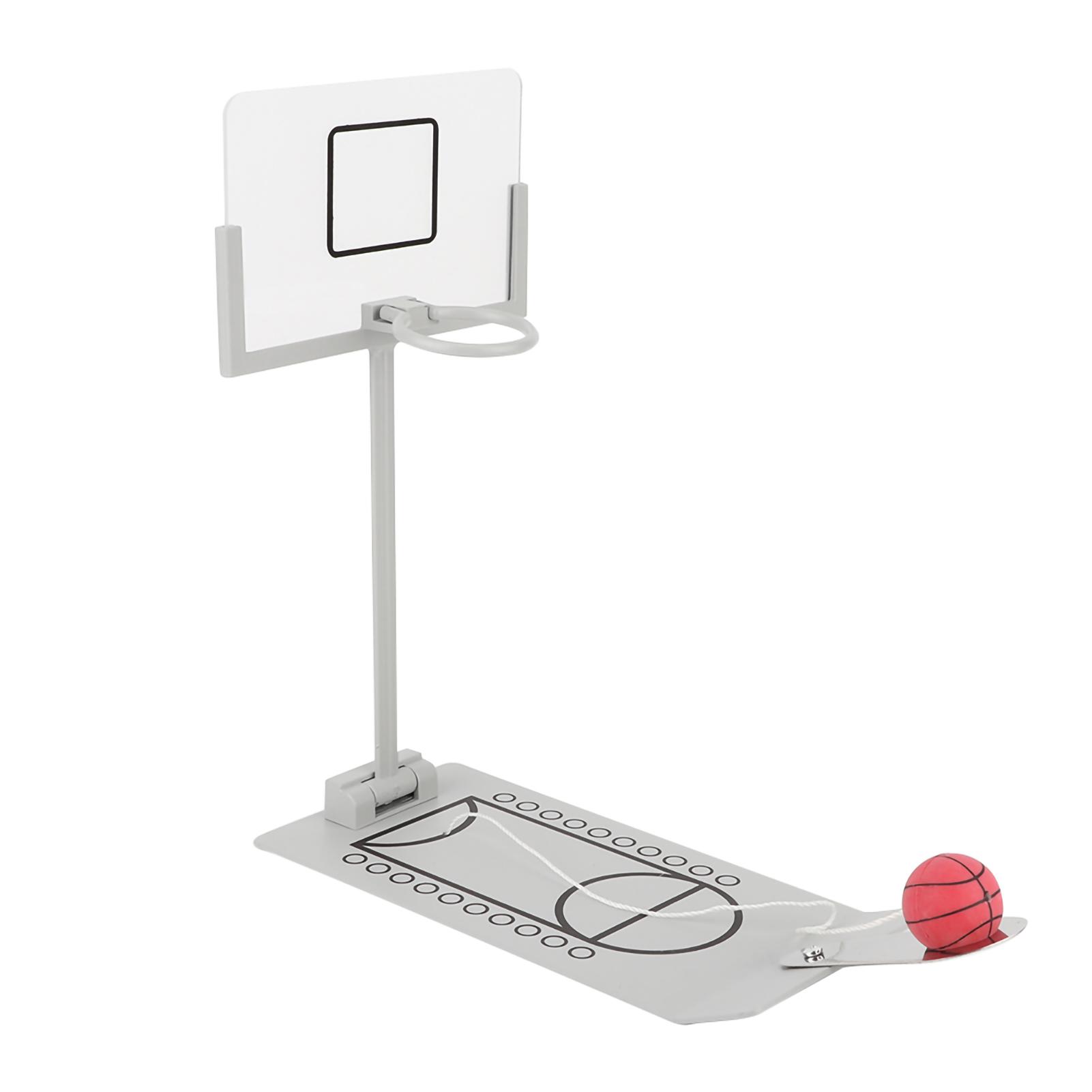 Miniatur Büro Schreibtisch Ornament Dekoration Basketballkorb Spielzeug Brettspiel für Basketballliebhaber