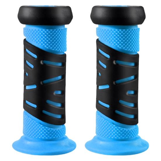 1 Paar Kinder-Lenkerabdeckung für Laufrad, rutschfeste Gummi-Lenkerabdeckung, universelle Handgriffschutzhülle für Kleinkinder, Roller, Fahrrad, Fahrradzubehör himmelblaue