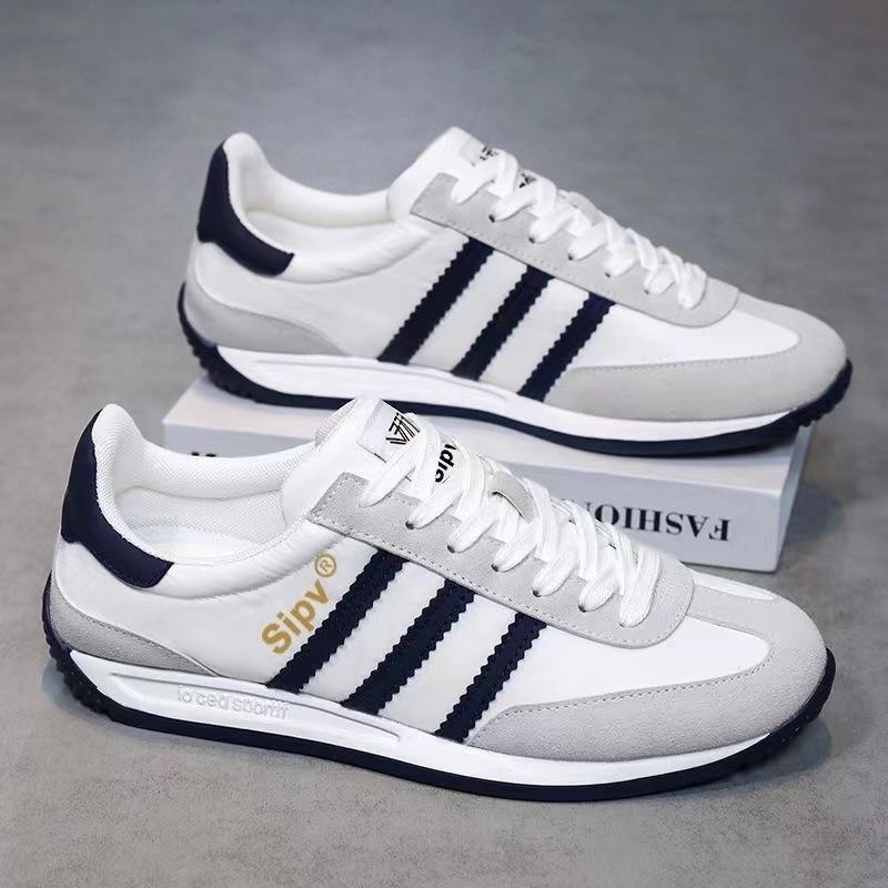 Casual sport herren schuhe 2025 frühjahr neue bequeme casual sport schuhe arbeit vielseitig trend atmungsaktive leichte schuhe 40 schwarz