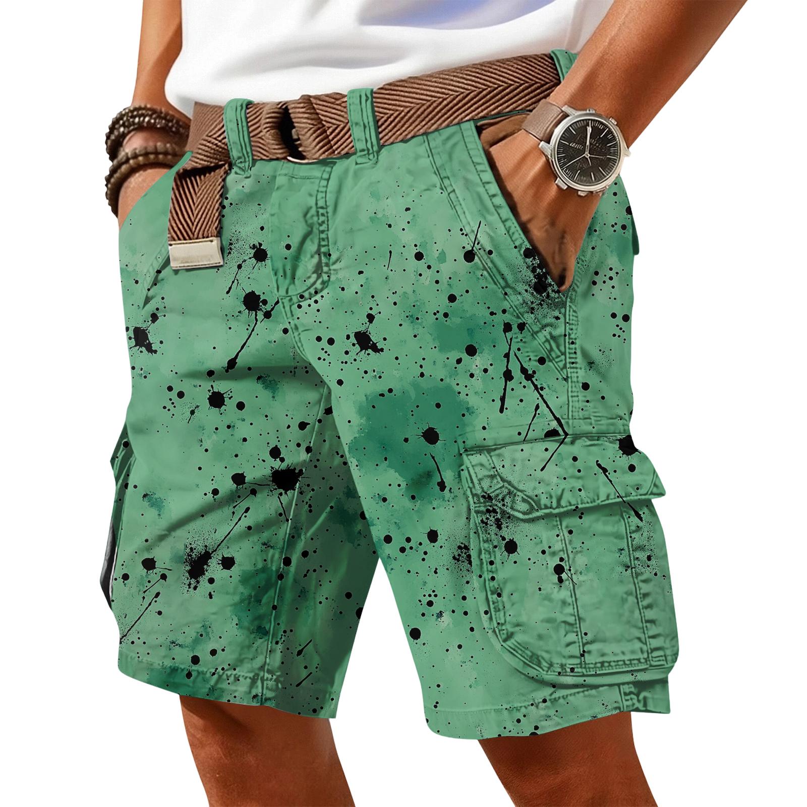 Herren Shorts Cargohosen für Herren UK mit Utility-Taschen Geeignet für Arbeitsshorts Herren und Outdoor-Aktivitäten Shorts für Herren UK XXXL