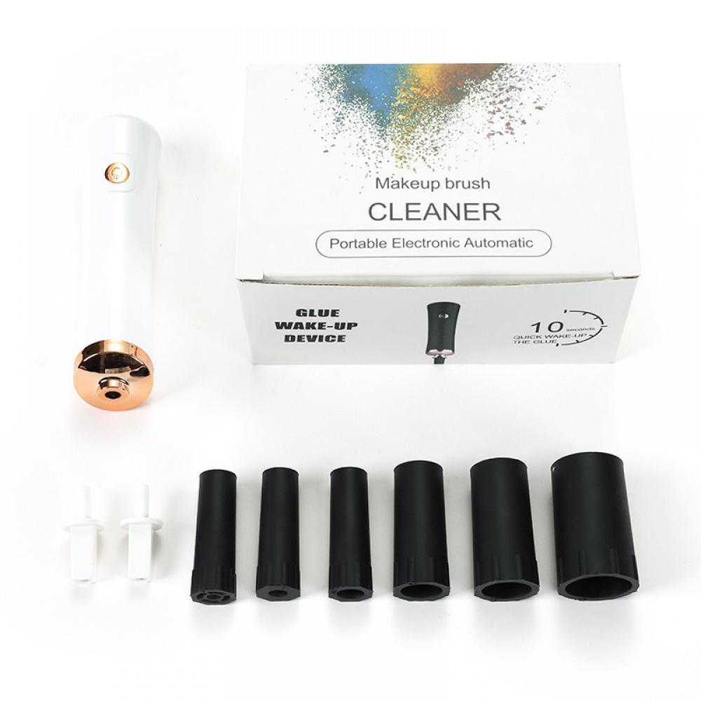 Elektrischer Nagellack-Shaker, Kleber-Shaker für Wimpernverlängerungen, Wimpern-Lack-Shaker, elektrischer Shaker, zeitsparendes, freihändiges Werkzeug, Kleber-Nagellack weiß