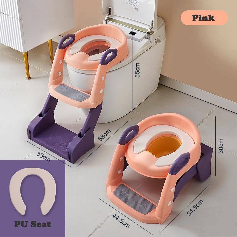 Neu aufgerüsteter tragbarer Toilettensitz, faltbarer Kindertopf, Töpfchen-Trainingssitz, Tritthocker, tragbares Töpfchen, Kindertopf, Bebe-Toilette