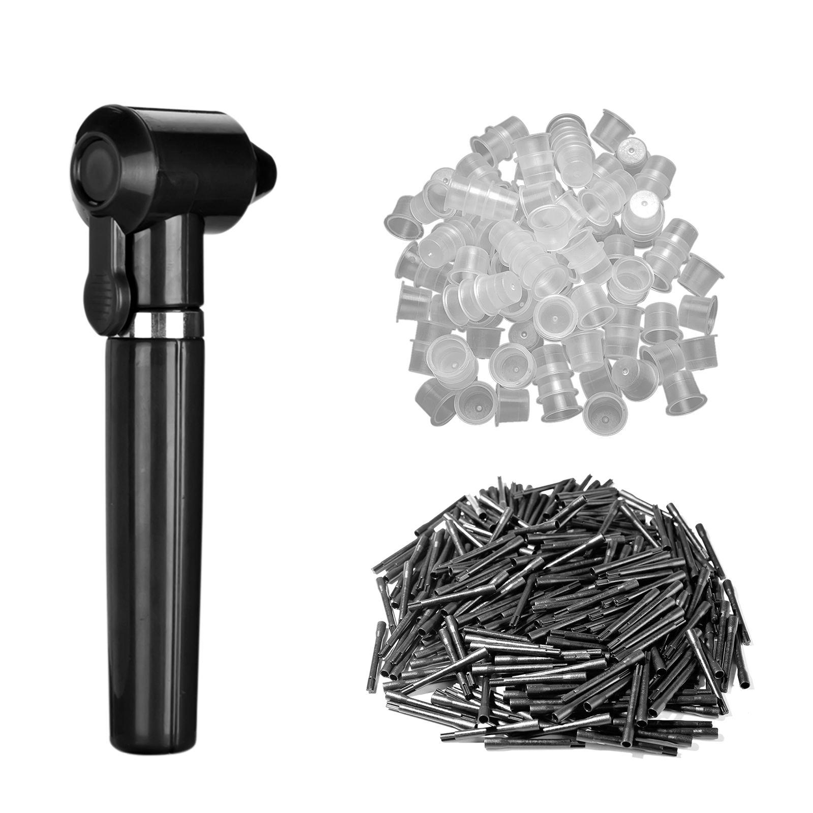 Tattoo Ink Mixer Maschine Tattoo Pigment Mixer Maschine mit 100 stücke Mischen Sticks & Tinte Cups Elektrische schwarz