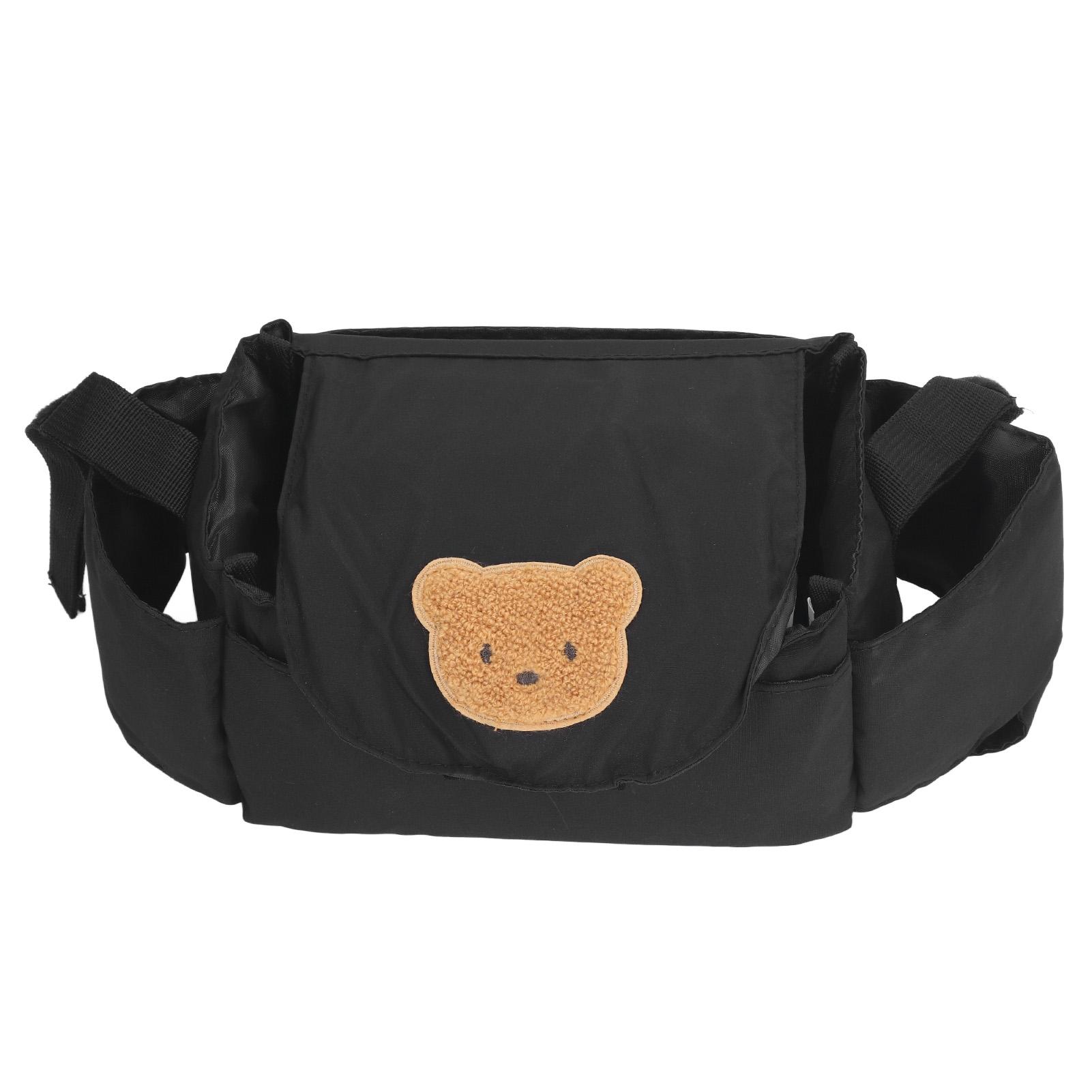 Kinderwagen Becherhalter Tasche Großer Stauraum Tragbare Kinderwagen Organisationstasche für Windel, Telefon, Spielzeug