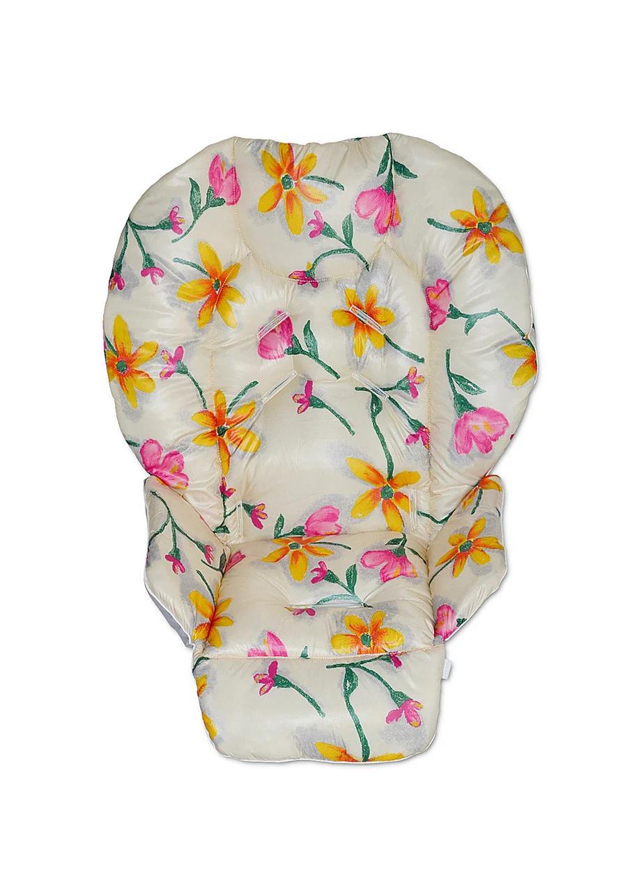 Chicco Polly Hochstuhl wasserdichter Bezug mit Muster, wasserabweisender Hochstuhleinsatz one size