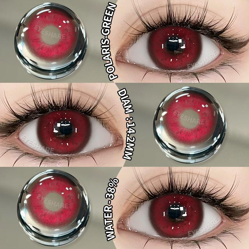 Eyeshare Fashion Blaue Kontaktlinsen Neue Kontaktlinsen für Augen Graue Linse Weiche Farblinsen 1 Paar Farbige Kontaktlinsen
