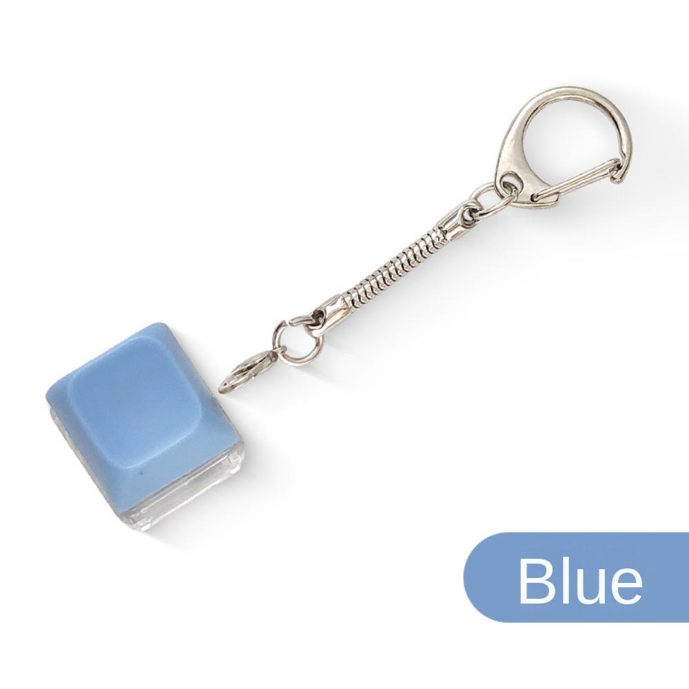 Neuer Fidget Schlüsselanhänger DIY Tastatur Fidget Schlüsselanhänger Tasten Knopf Stressabbau Finger Tastaturkappe 4/9 Tasten Zeitvertreib Klicker Spielzeug