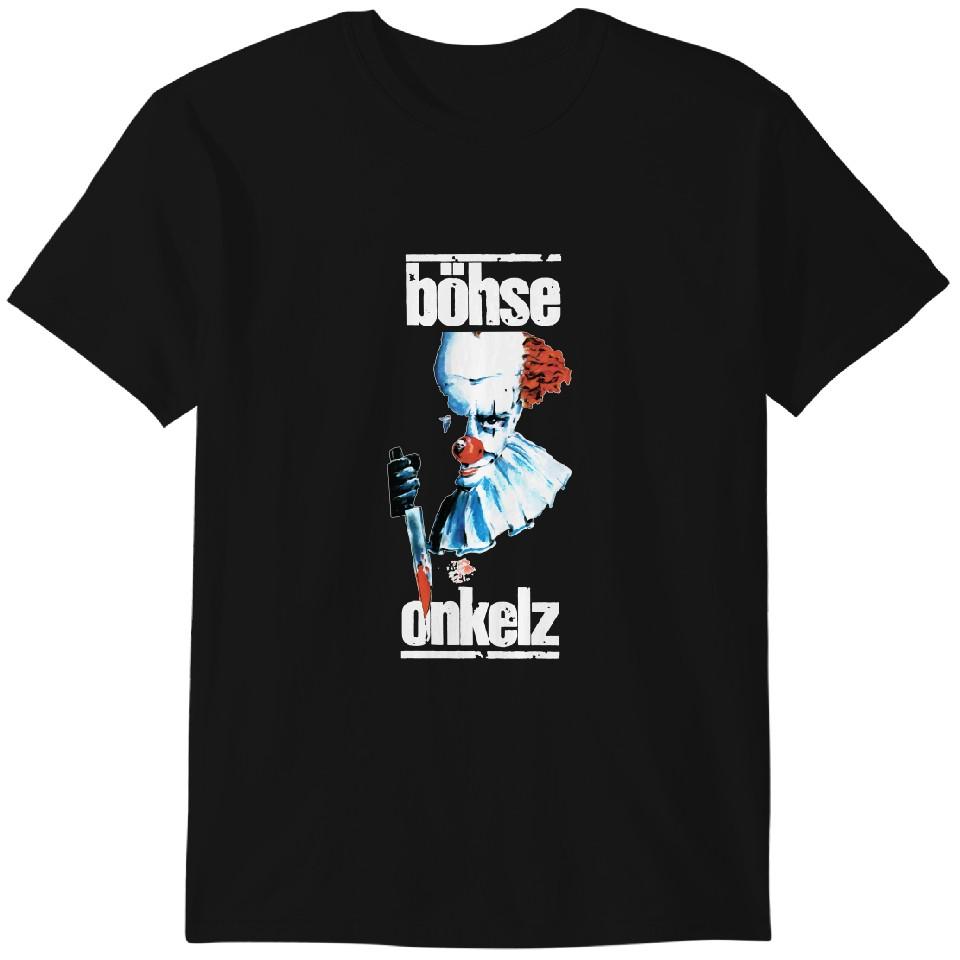 Böhse Onkelz Clown Classic T-Shirt Herren Classic T-shirt S Schwarz verkauft von Doras Creative Y2k Kurze Ärmel Classic weich M