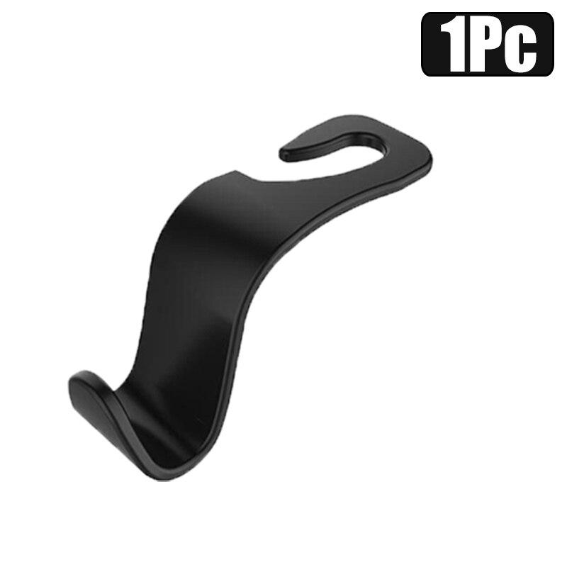 1/2/4Pcs Universal Auto Sitz Kopfstütze Haken Lagerung Kleiderbügel Auto Fahrzeug Rücksitz Organizer Halter Auto innen Zubehör 1pc