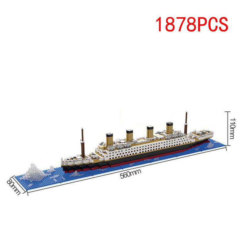 Titanic Mikro Mini Bausteine Montage Spielzeug Kreuzfahrtschiff Ziegel Spielzeug Boot Kinder Set Lernorientiertes Spielzeug Geschenk
