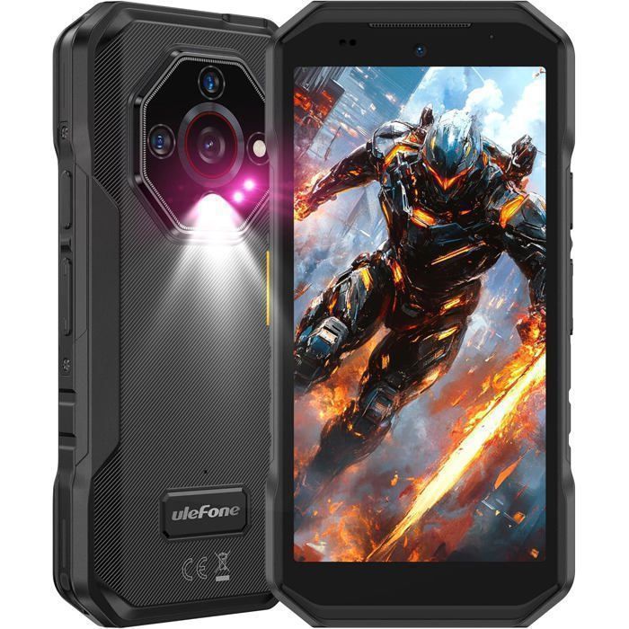 Robustes Smartphone Ulefone Armor X32 12GB+128GB 5.65'' FHD+ 5500mAh Smartphone 48MP Nachtsicht Dual-SIM/NFC Schwarz schwarz