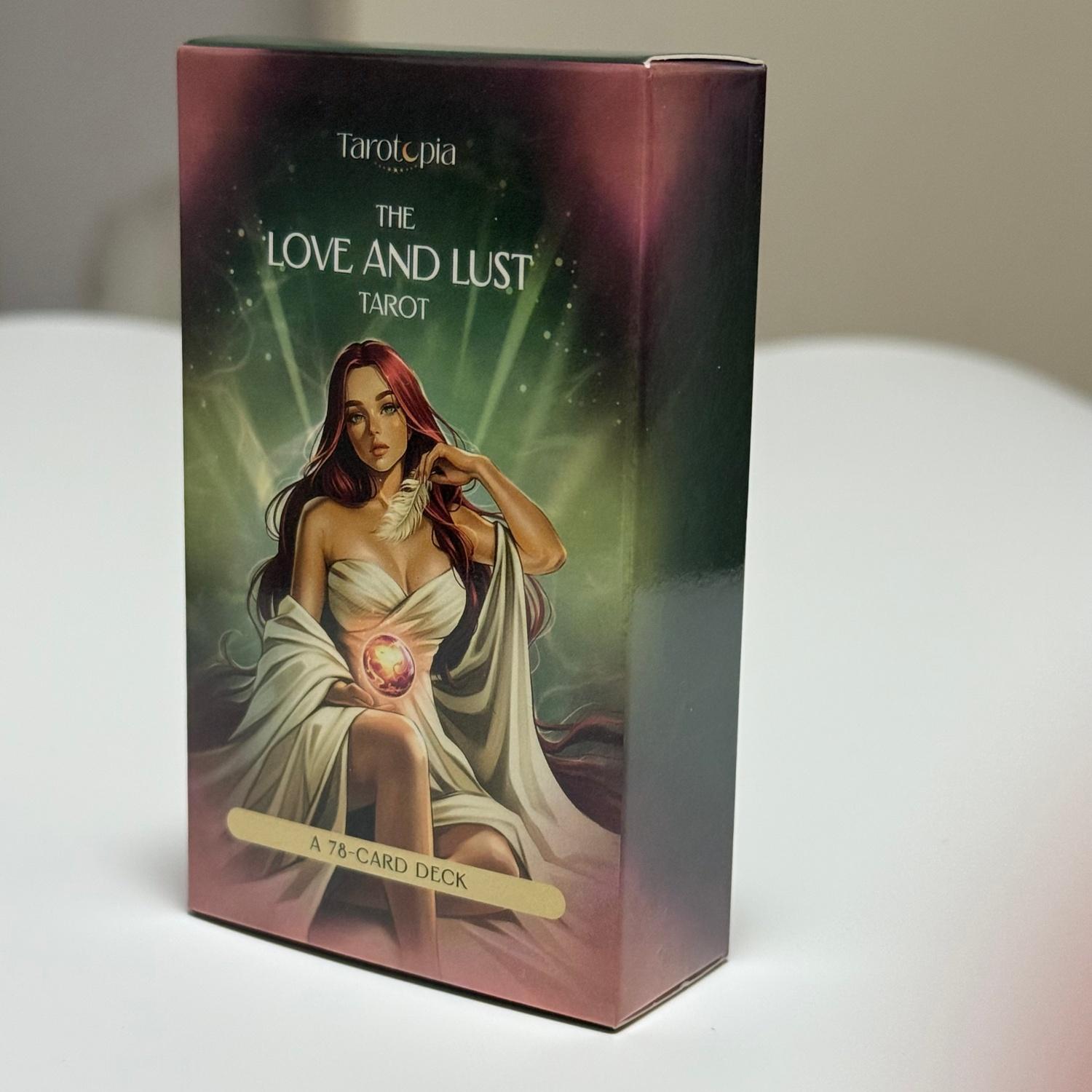 78 Stück The Love and Lust Tarotkarten Englische Version Brettspiele für Leidenschaft, Intimität & Seelenvolle Liebesorakel gray