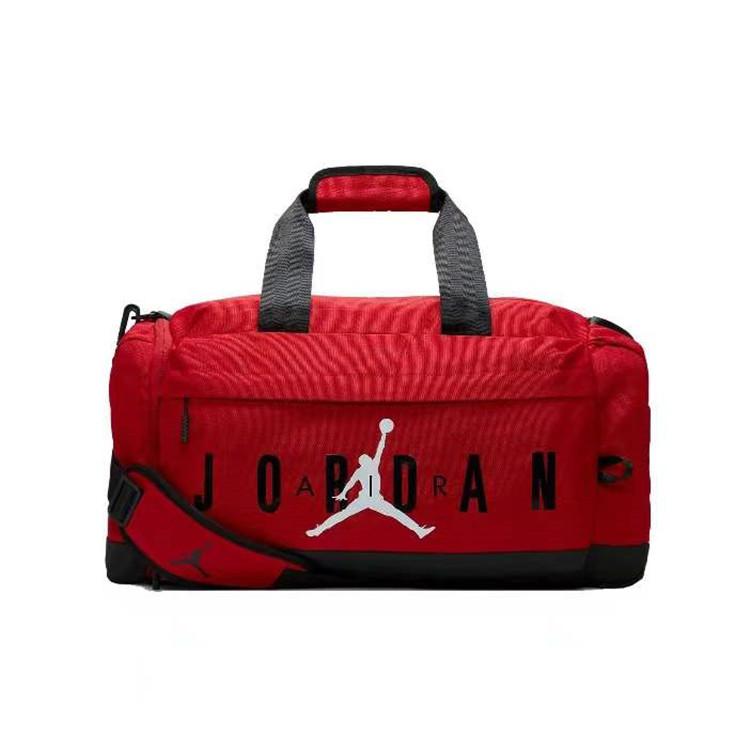 Jordan Classic Air Logo Große Kapazität Reißverschluss Polyester Reisetasche Unisex Reisetasche Rot FD7040-687 Red
