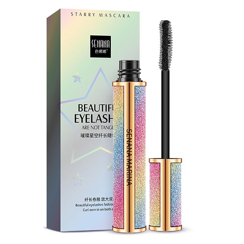 SENANA 4D Silk Fiber Lashes Dick verlängernde Wimperntusche 8ml