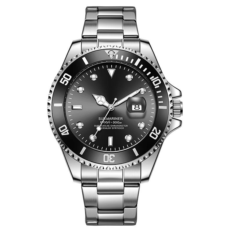 Green Water Ghost Watch Herren Vollautomatische nicht mechanische Uhr Nachtlicht Kalender wasserdichte Uhr