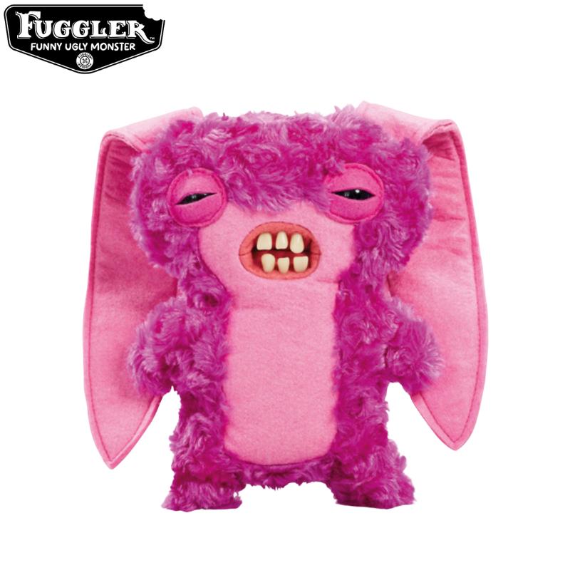 Original Fuggler Hässliche Zähne Monster Plüschtiere Lustige Fugguler Großäugige Monster Verrücktes Kaninchen Humph Gefüllte Plüschpuppen Geschenke pink