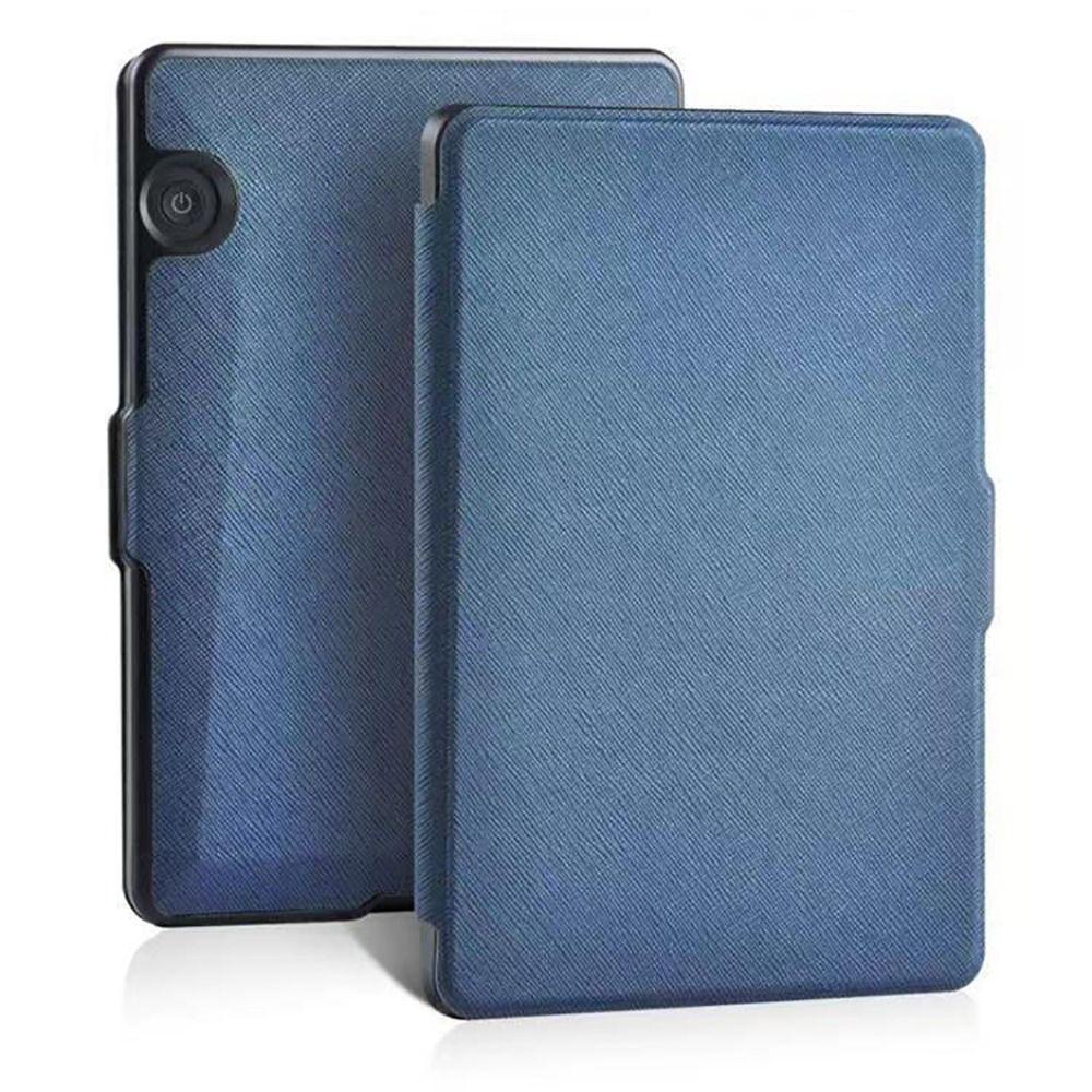 Stoßfestes Smart Cover 6 Zoll Folio Funda Bunte E-Reader-Hülle für Kindle Voyage navy blau