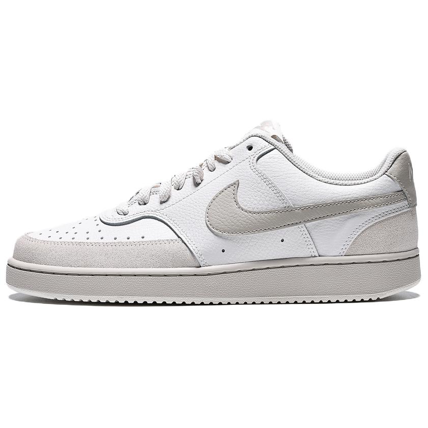Nike Court Vision Lo Wildleder Bequem Vielseitig Sneaker Herren Sneaker Weiß Grau IO0461001 44 white