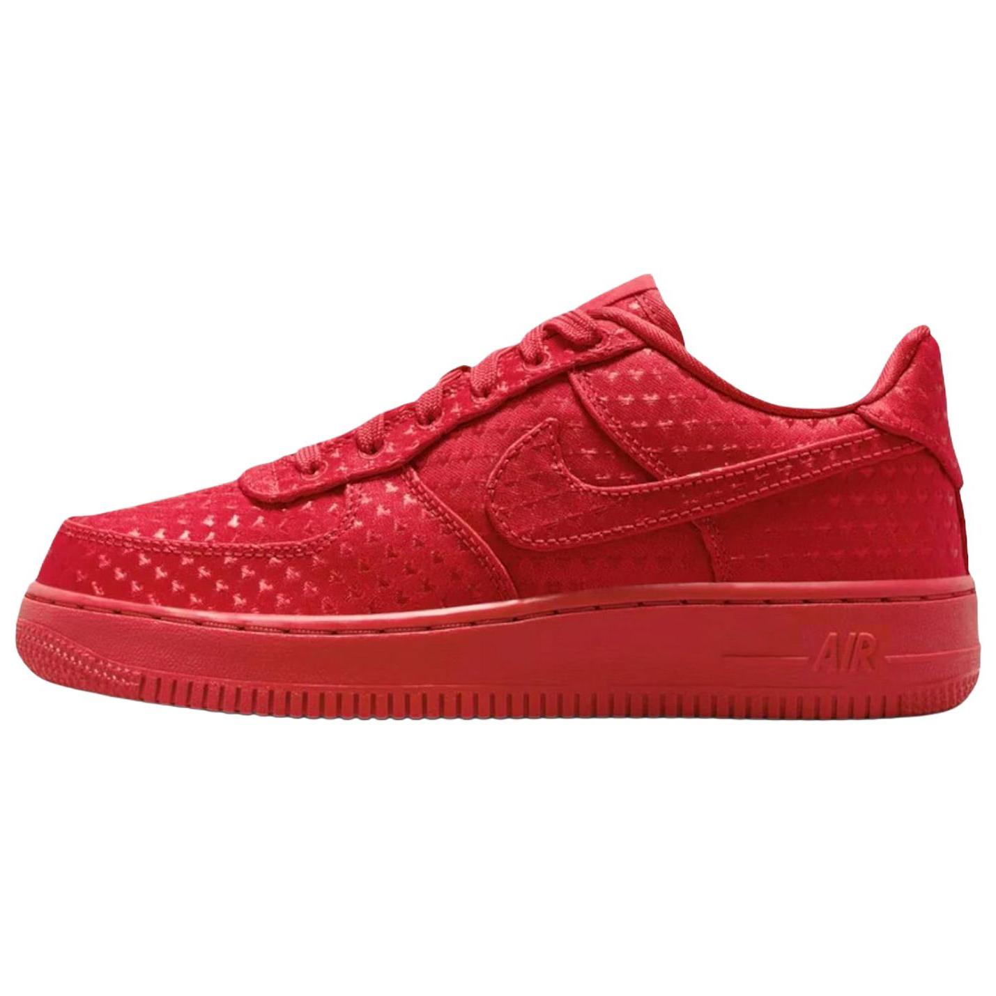 Nike Air Force 1 Low Valentinstag - University Red 2026 Herren Sneaker Schwarz IB6836-600 38.5