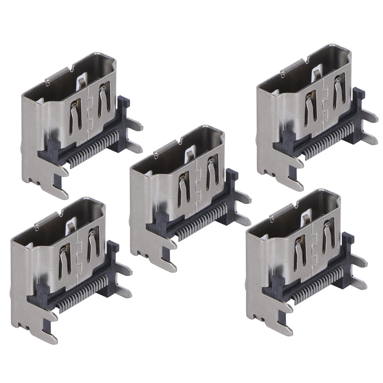 5 Stück Spielkonsole HDMI Buchse Port Schnittstellenanschluss Ersatz für PS4 SLIMPRO