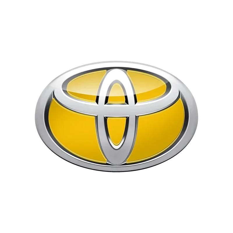 Auto Motorhaube Frontgrill Heckklappe Emblem Abzeichen Lenkrad Logo für toyota RAV4 proado Camry yaris AVALON CHR Vios REIZ 160X108mm(NO160K-4) gelb