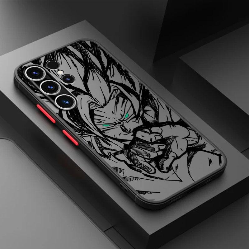Dragon Ball Goku Vegeta Softshell Handyhülle für Samsung Galaxy S10 S21 FE S21 Note 20 10 S24 S23 Ultra S9 S22 Plus S20 S25 Galaxy S22 5G