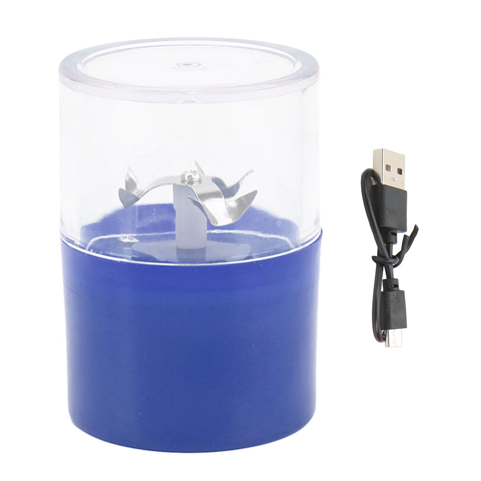 Elektrische Gewürzmühle Edelstahl Klinge USB Aufladbare Tragbare Crusher Grinder Cracker für blau