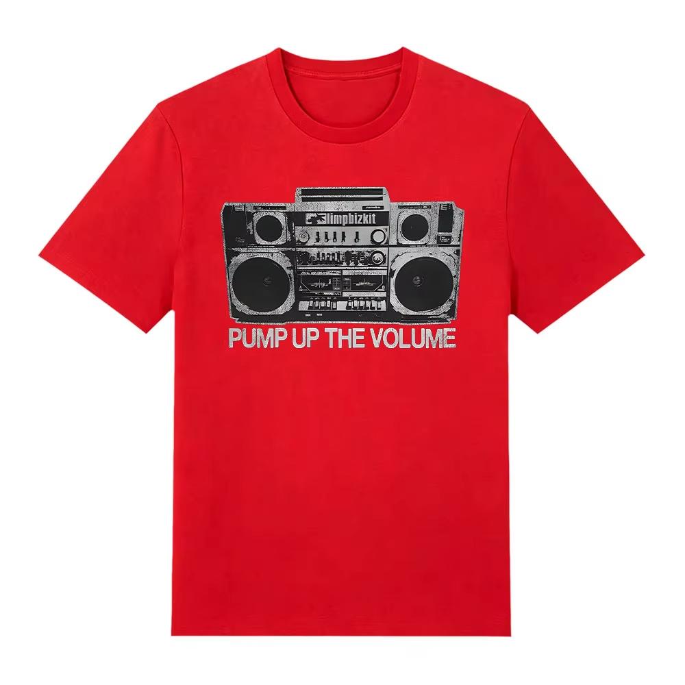 Limp Bizkit Boombox T-Shirts 2026 Unisex Herren Damen Hip Hop Retro Streetwear Baumwolle Kurzarm Vintage Top Hip Hop Streetwear Oversized T-Shirt XXXL