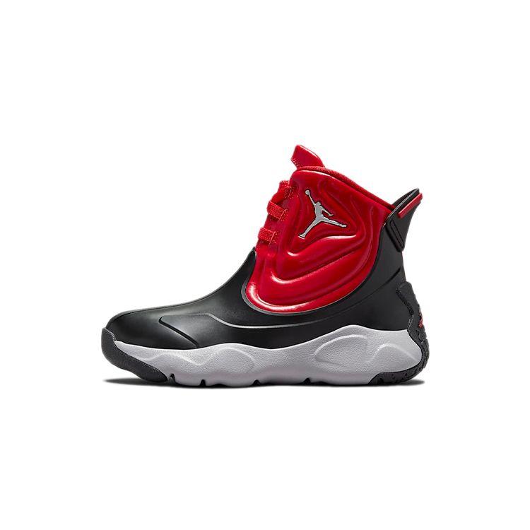 Air Jordan Jordan Drip 23 Rain Boot PS Bred Kinder Sneakers Schwarz Zement-Grau Gym-Rot CT5798-006 29.5