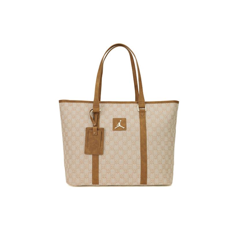 Jordan Polyester Tragetasche Einkaufstasche Handtasche Schultertasche Unisex Braun Jordan JD2413022AD-001 Jordan JD2413022AD-001 braun