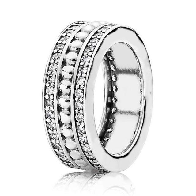 Authentischer Sterlingsilber-Signatur-Ring mit reversiblen Herzen und unendlicher Liebesknoten für Frauen, Geburtstag, Hochzeitsgeschenk, Modeschmuck 6