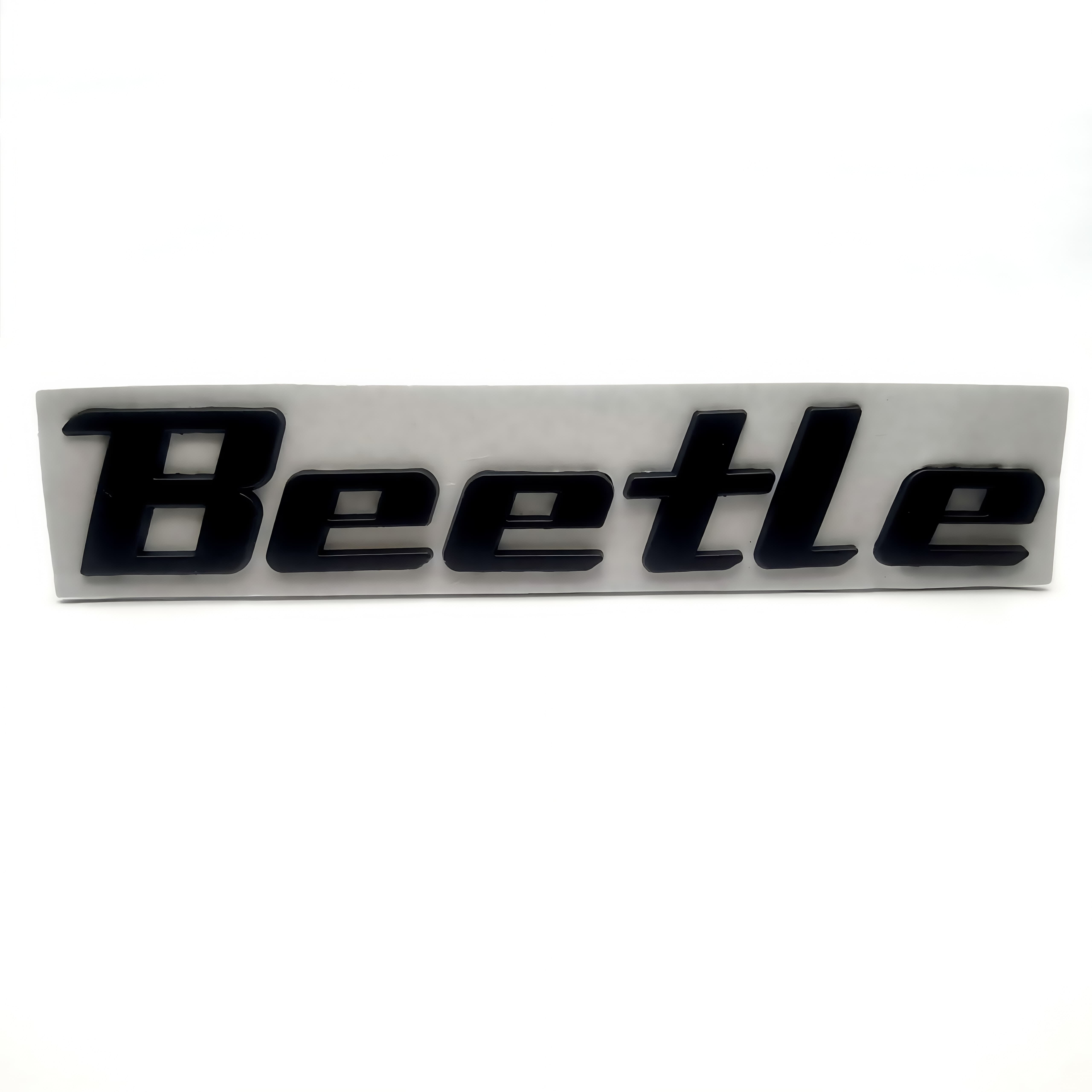 1 Stück Metall Käfer Buchstaben Aufkleber, Auto Heckklappe Emblem Abzeichen Aufkleber für Käfer Dekoration Aufkleber matte schwarze