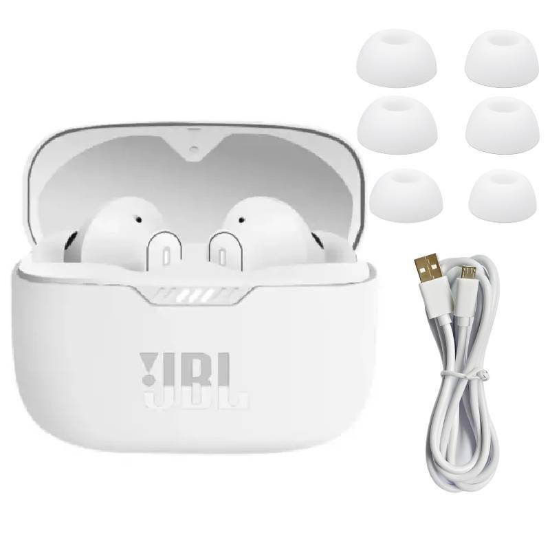 Jbl T230nc Tws Kabellose Bluetooth-Ohrhörer Mit Geräuschunterdrückung Und Wasserbeständigkeit weiß