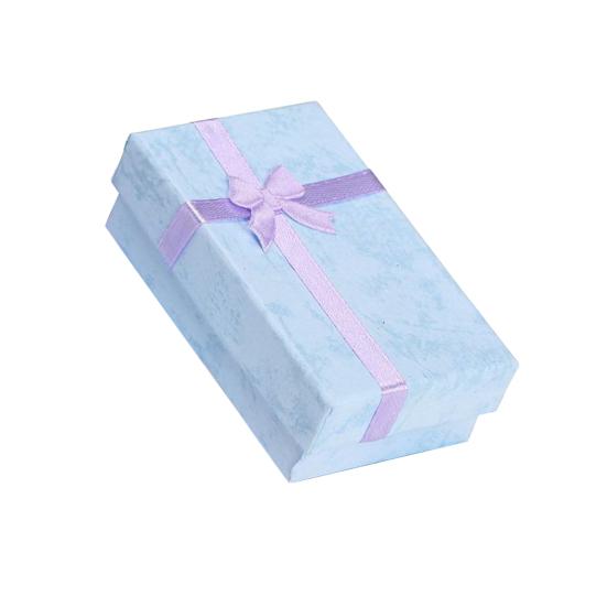 Dekorative, leichte, langlebige, feine Verarbeitung, schöne, visuelle Schmuck-Geschenkbox, Schmuck-Organizer violett