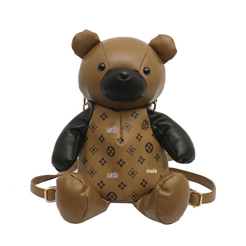 Rucksack im koreanischen Stil mit großem Fassungsvermögen: Wandelbare Einschulter-Schultasche für Mädchen der Unter- und Oberstufe dunkelbraune