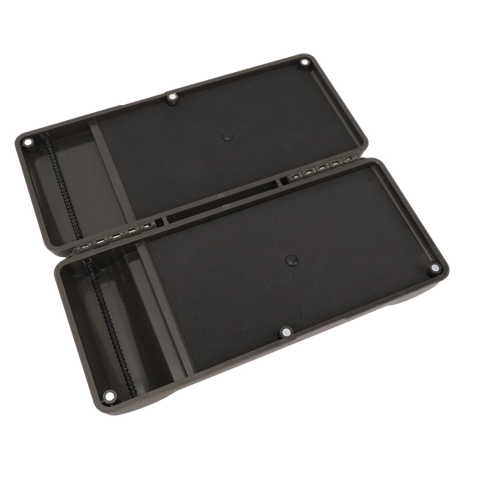 Angelbox ABS Tragbare Karpfen-Rig-Aufbewahrungsbox mit 10 Stück Stiften für Angelhaken-Zubehör OD-Grün