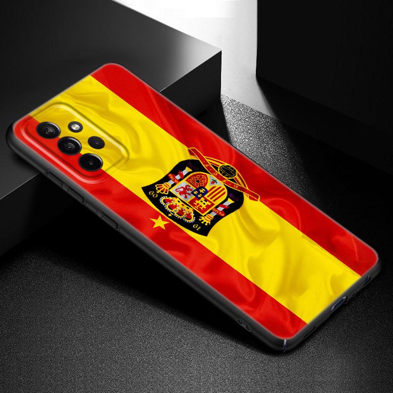 Spanien Spanisch Flagge Telefon Fall Für Samsung Galaxy A21 A30 A50 A52 S A13 A22 A32 A33 A53 A73 5G a11 A12 A31 A51 A70 A71 A72 Abdeckung Samsung A22 5G