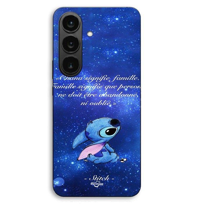 Hülle Für Samsung Galaxy S26 Stitch disney stitch süß Ohana bedeutet Familie Maniacase schwarz