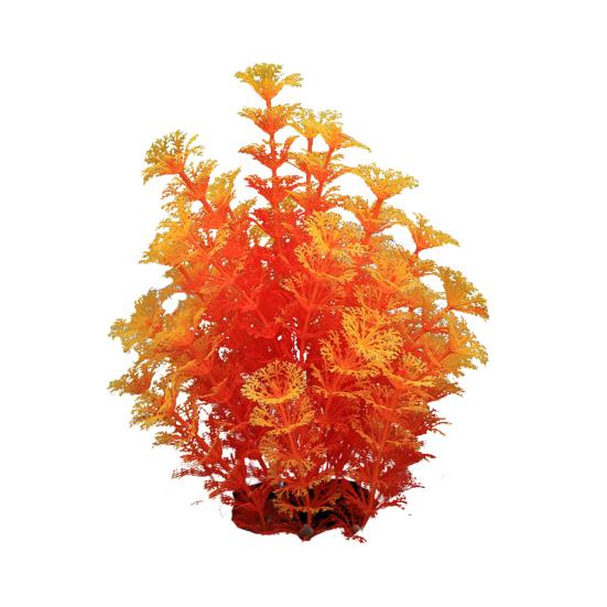 Aquarium-Zubehör, Aquarium-Dekoration, sichere multifunktionale Kunststoff-Simulation, gefälschte Wasserpflanzen für Heimtierprodukte gelb