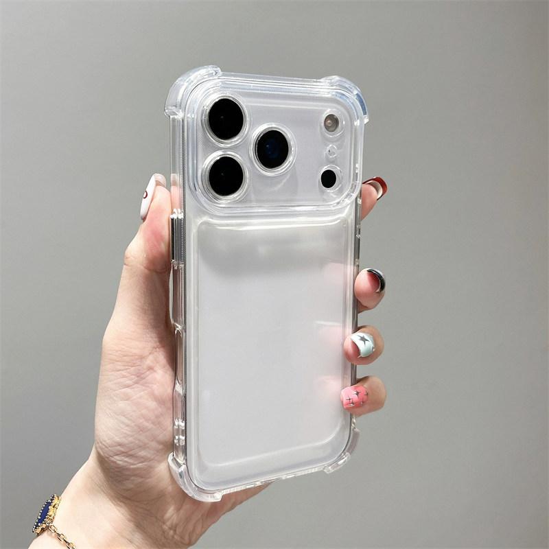 Luxuriöse stoßfeste transparente Handyhülle für iPhone 17 Pro 16 15 14 13 12 11 17 Pro Max 17 Air Klare weiche Bumper-Hüllen Abdeckung iPhone 17 Pro Max transparent