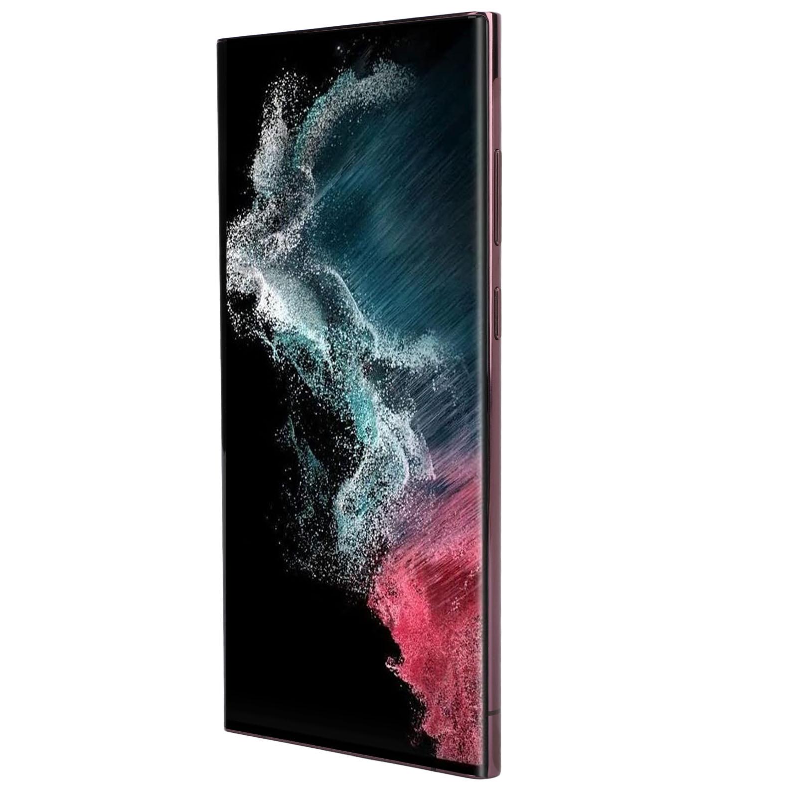 Ersatz-LCD-Display für das Telefon für das Galaxy S22 Ultra. LCD-Bildschirm, Touchscreen-Digitalisierer-Baugruppe rot