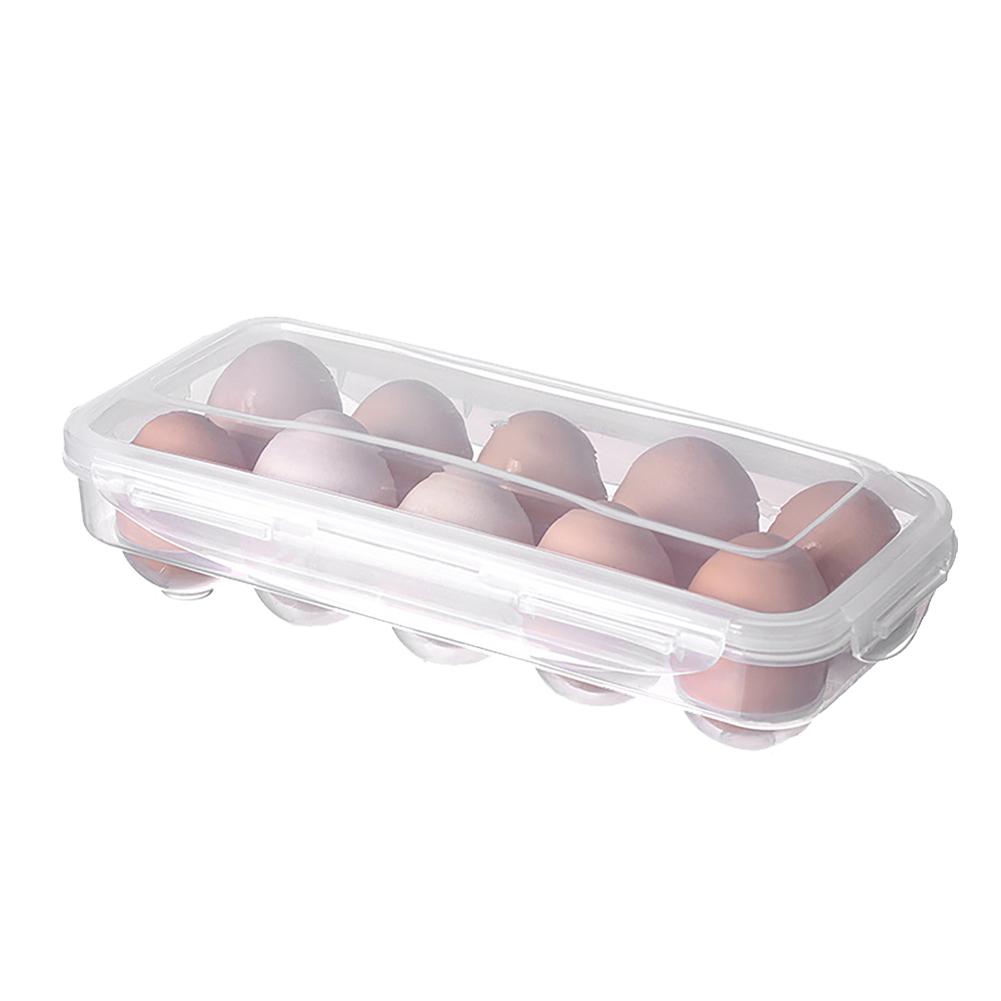 10/18 Gitter Eieraufbewahrungsbox Eierablage mit Deckel Küche Kühlschrank Eierkarton Eierablage Regal Eieraufbewahrungsboxen Kühlschrank Eierorganizer