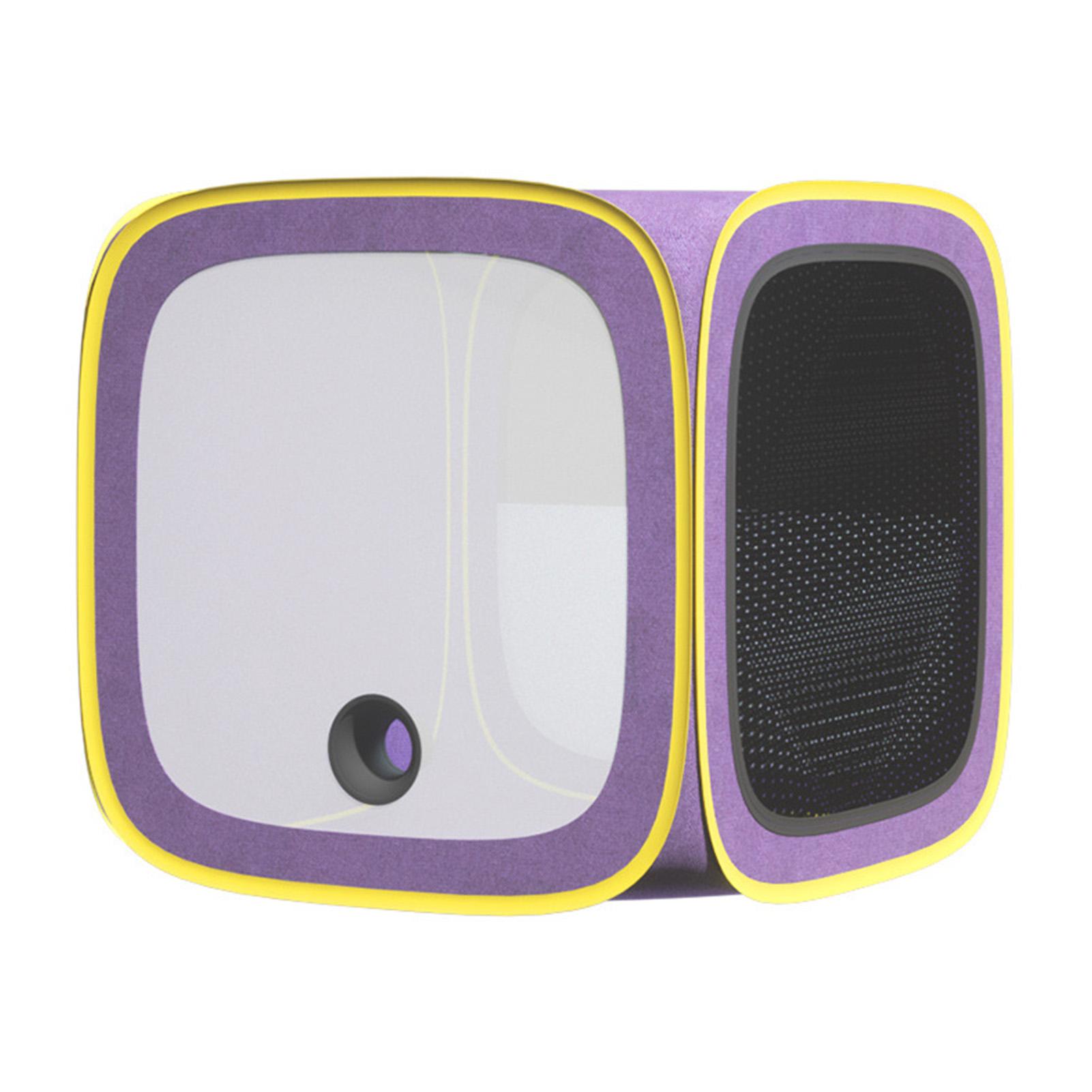 Haustier-Trockenbox für Katzen und kleine Hunde Verhindert herumfliegende Haare Tragbarer Haustier-Trockenraum Hundehaar-Trockenbox violett